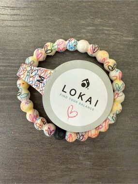 Lokai  Heart Pattern Beaded Bracelet - Multicolor
